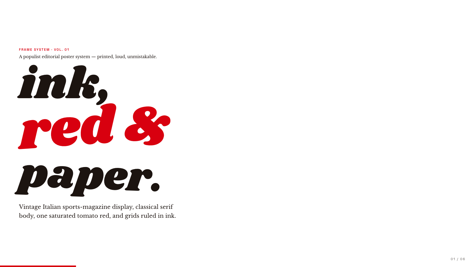 HyperFrames Design-Template Bold Poster