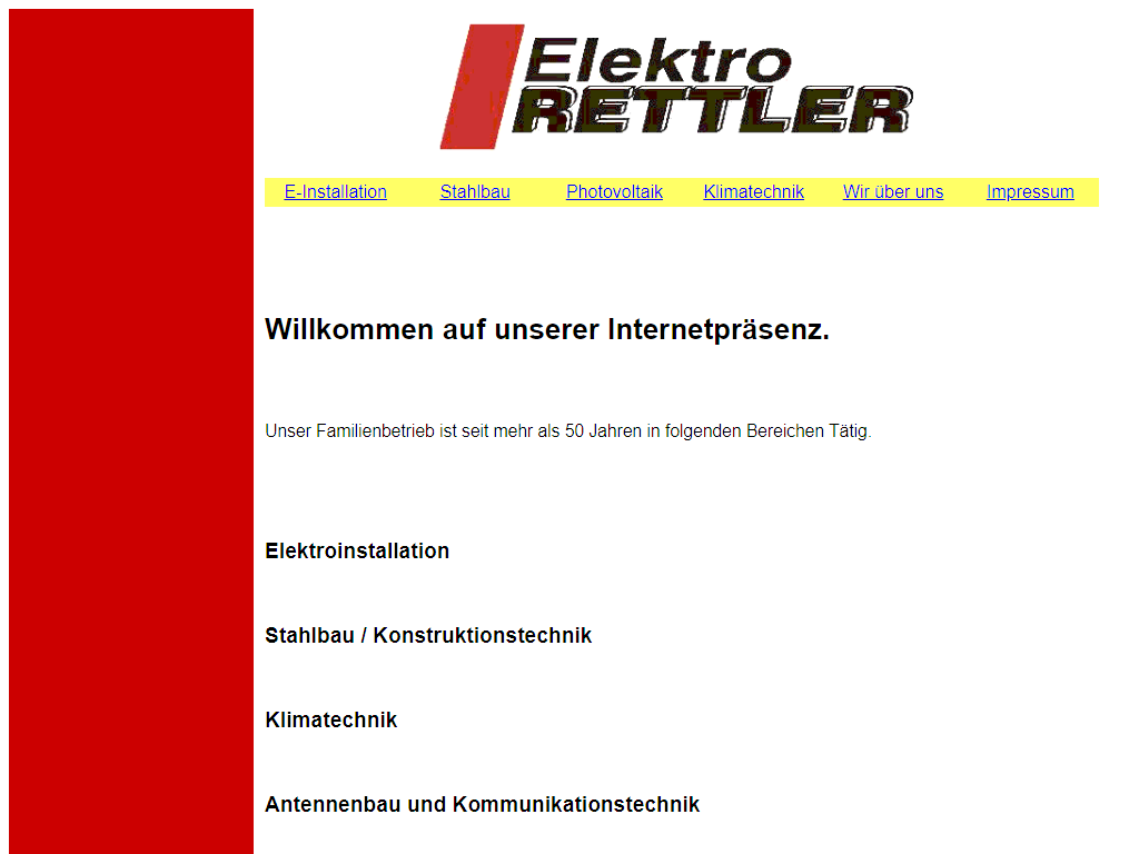 Website von 2005